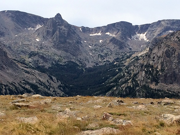 At Forest Canyon overlook, Rocky Mtn. Natl. Park