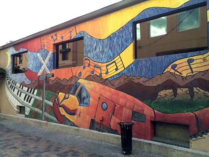 Alley mural, Old Town, Fort Collins, Colorado