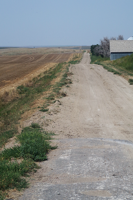 Dirt road, northwest Kansas